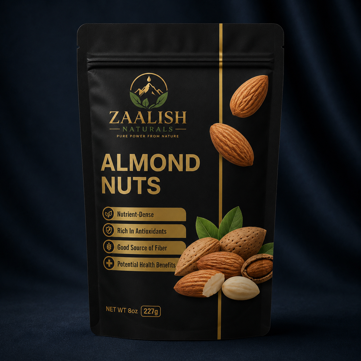 ALMONDS BY ZAALISH NATURALS