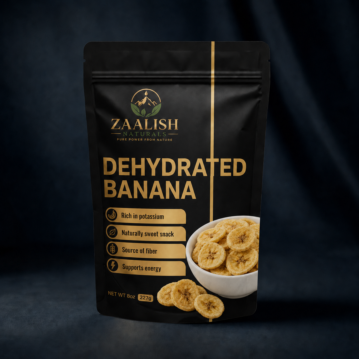 DEHYDRATTED BANANAS BY ZAALISH NATURALS