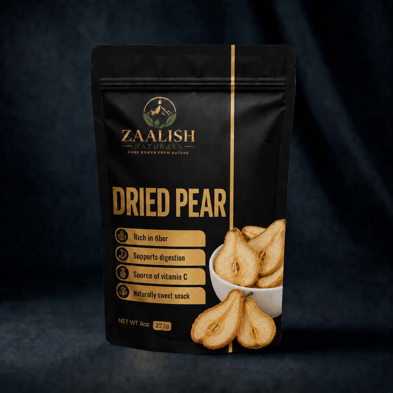 DEHYDRATED PEAR BY ZAALISH NATURALS