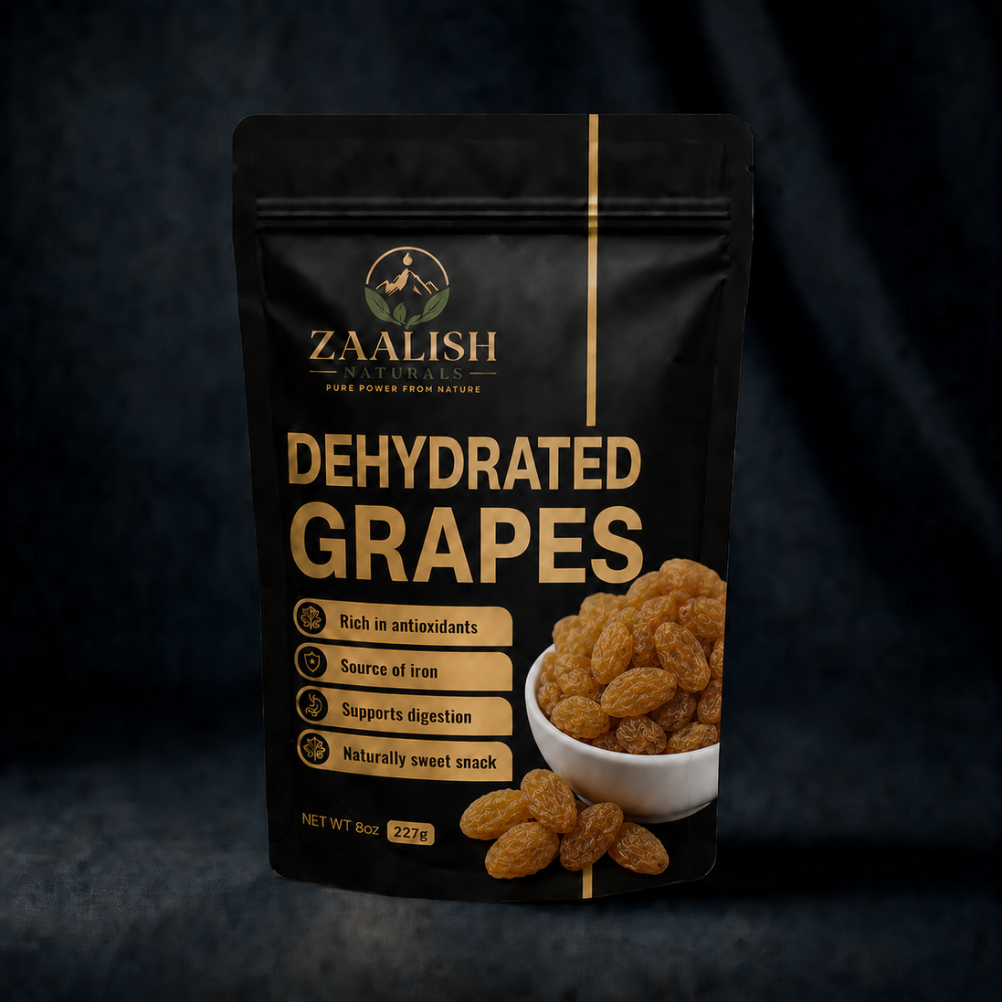 DEHYDRATED GRAPES BY ZAALISH NATURALS