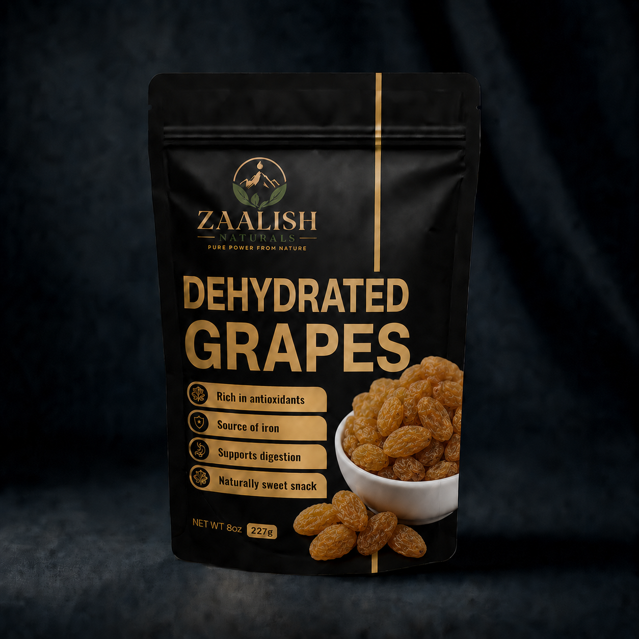 DEHYDRATED GRAPES BY ZAALISH NATURALS