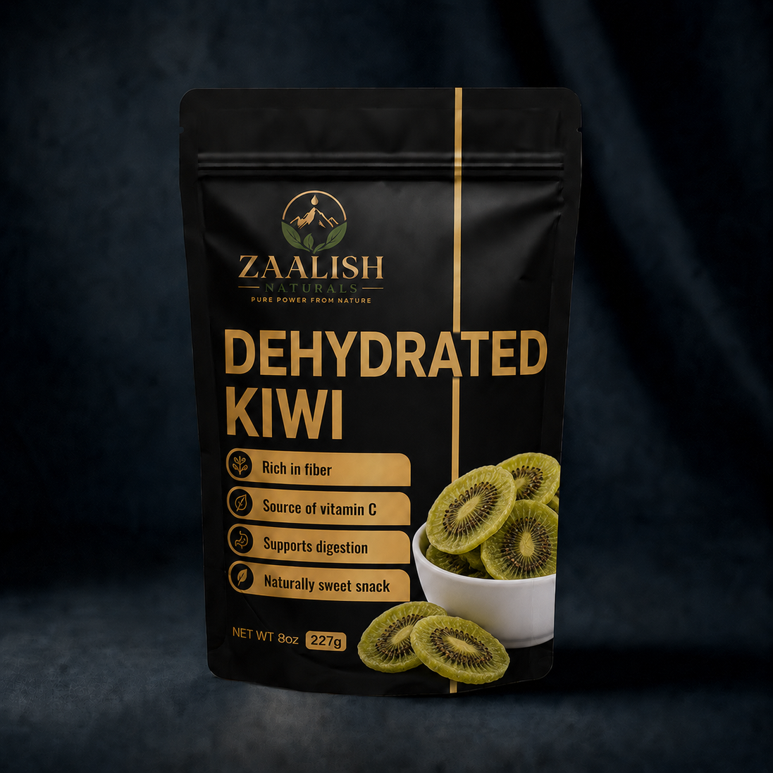 DEHYDRATED KIWI BY ZAALISH NATURALS